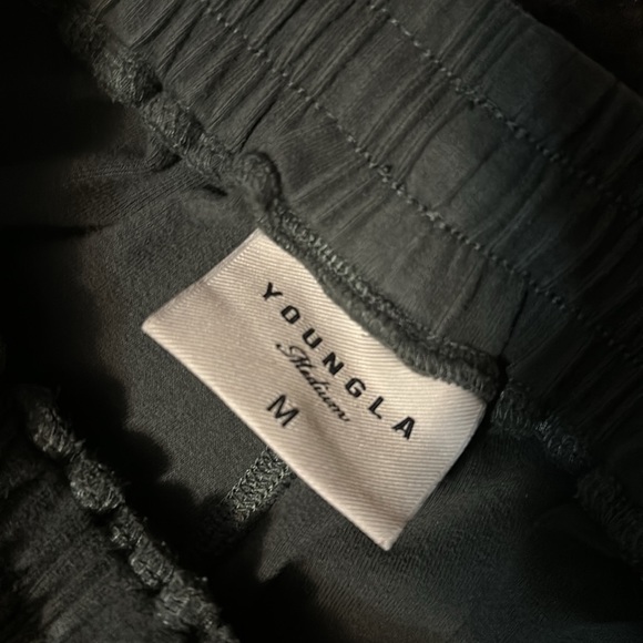 Young LA 228 Cloud Joggers Forest Green - Picture 5 of 5